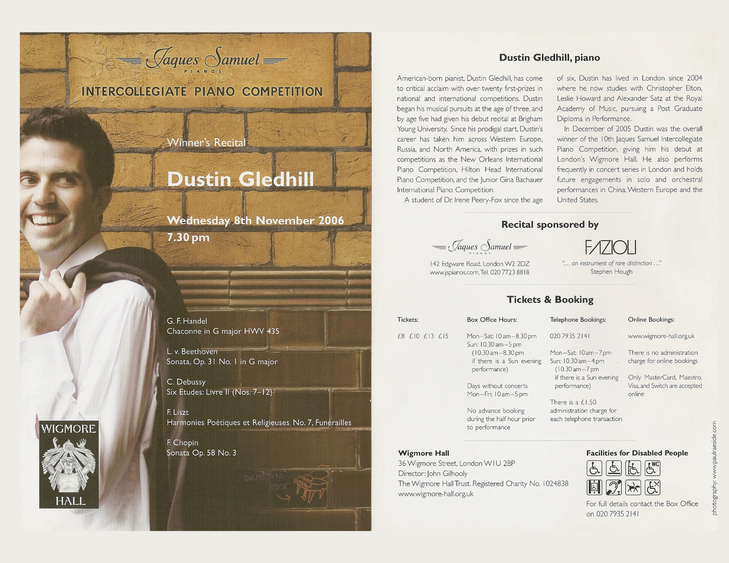 Live at Wigmore Hall - 2006