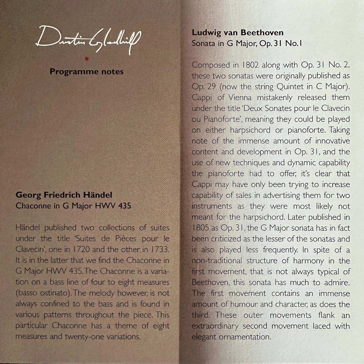 Live at Wigmore Hall - 2006